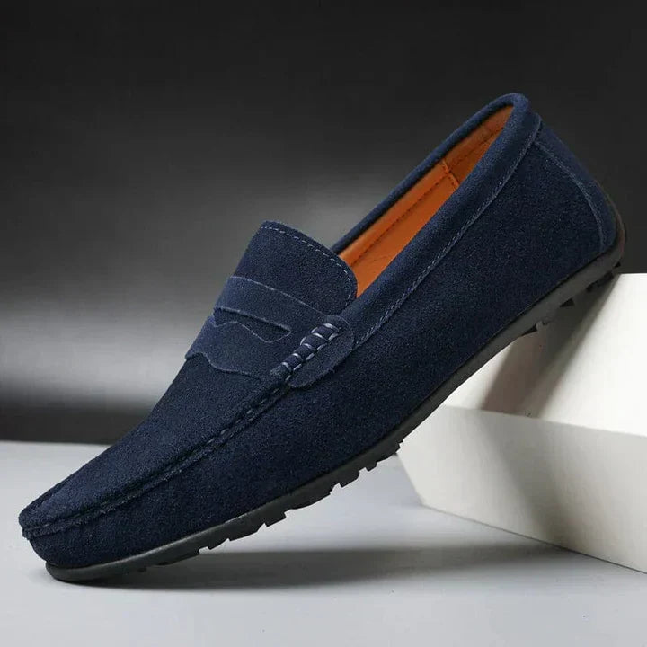 Loafers i mocka från Lorenzo