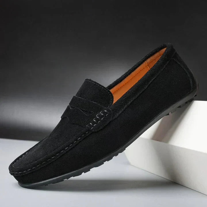 Loafers i mocka från Lorenzo