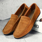 Loafers i mocka från Lorenzo