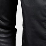 Luca™ | Läderjacka med omlottdesign