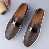 Lyxiga läderloafers