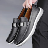 Lyxiga läderloafers