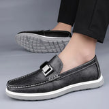 Lyxiga läderloafers