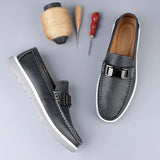 Lyxiga läderloafers