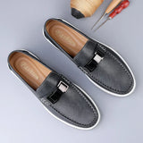 Lyxiga läderloafers