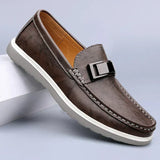 Lyxiga läderloafers