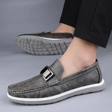Lyxiga läderloafers