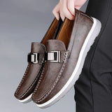 Lyxiga läderloafers