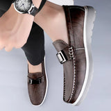 Lyxiga läderloafers