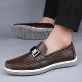 Lyxiga läderloafers