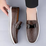Lyxiga läderloafers