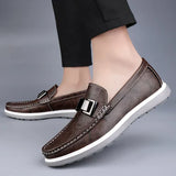 Lyxiga läderloafers