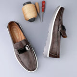 Lyxiga läderloafers