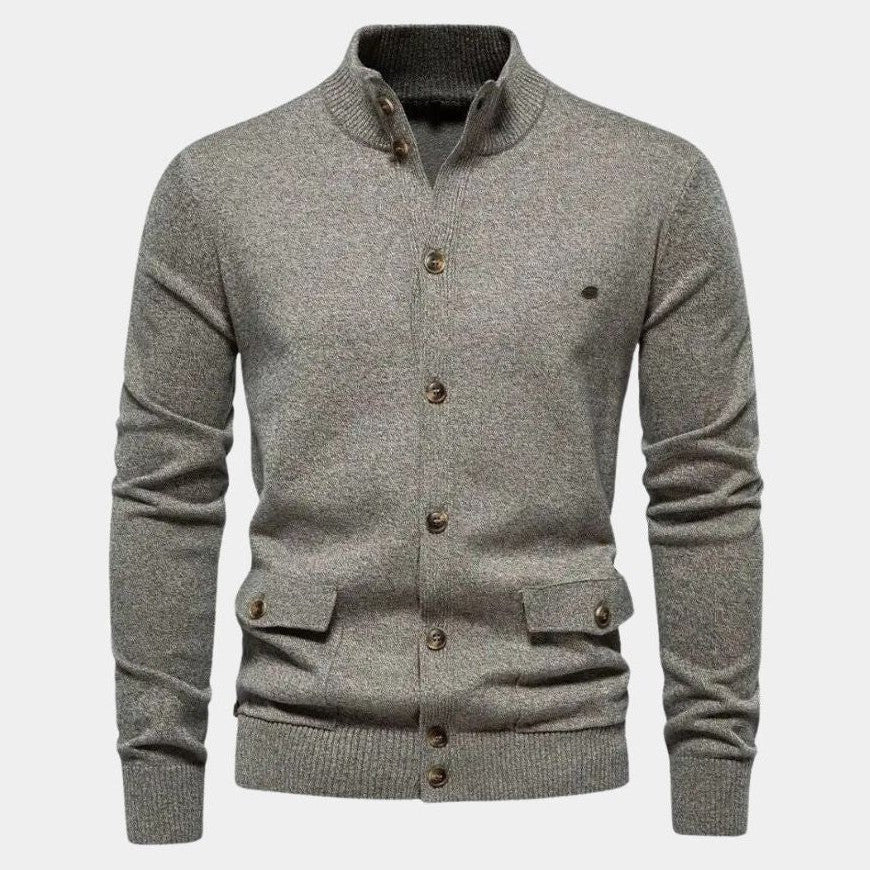Mads™ | Stickad bomullströja