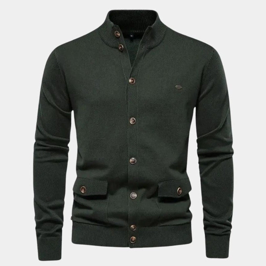 Mads™ | Stickad bomullströja