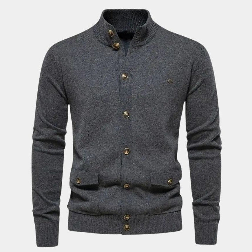 Mads™ | Stickad bomullströja
