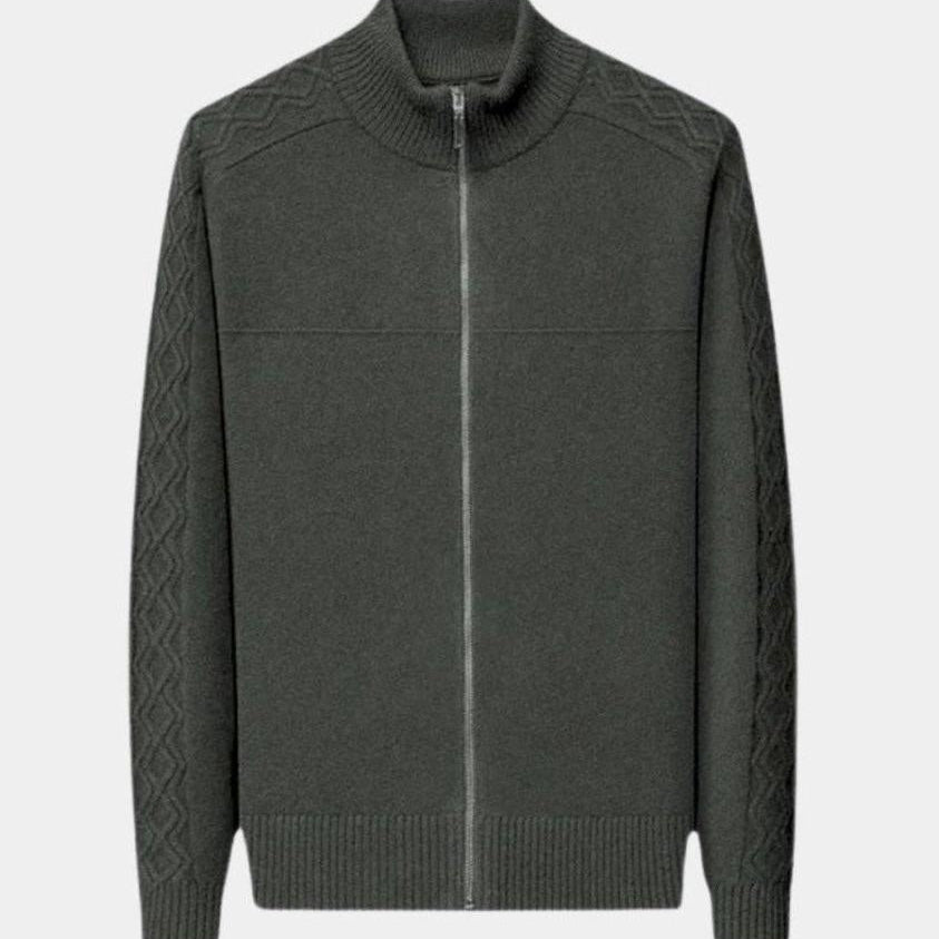 Magnus™ | Kashmirtröja med dragkedja