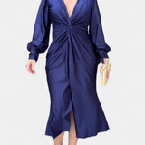 Malina | V-ringad blus