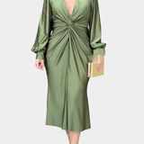 Malina | V-ringad blus