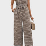 Marie | Geometrisk Jumpsuit