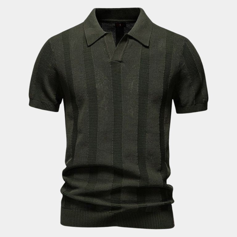 Mikael™ | Beige Ancien pikétröja