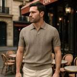 Mikael™ | Beige Ancien pikétröja
