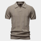 Mikael™ | Beige Ancien pikétröja