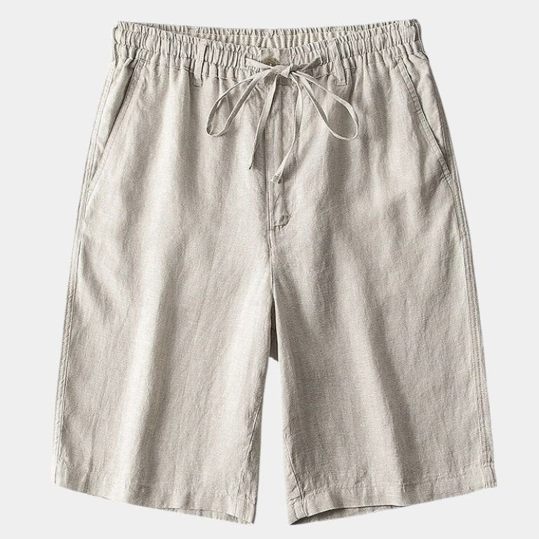 Mikkel™ | Grå linneshorts Mariner
