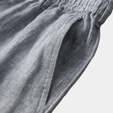 Mikkel™ | Grå linneshorts Mariner