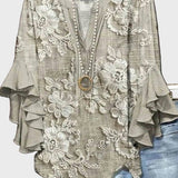 Millea | Beige blus