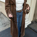 Mille™ | Elegant trenchcoat i mocka