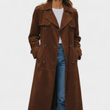 Mille™ | Elegant trenchcoat i mocka