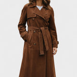 Mille™ | Elegant trenchcoat i mocka