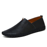 Mykonos läderloafers