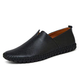 Mykonos läderloafers