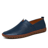 Mykonos läderloafers