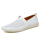 Mykonos läderloafers