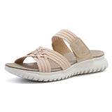 Lina bekväma ortopediska slip-on-sandaler