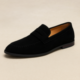 Pennloafers i mocka "Old Money"