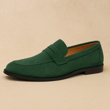 Pennloafers i mocka "Old Money"