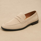 Pennloafers i mocka "Old Money"