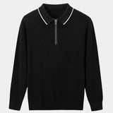 Poul™ | Elfenbensfärgad långärmad tröja i Elite-modell