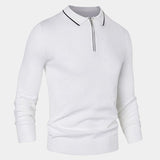 Poul™ | Elfenbensfärgad långärmad tröja i Elite-modell