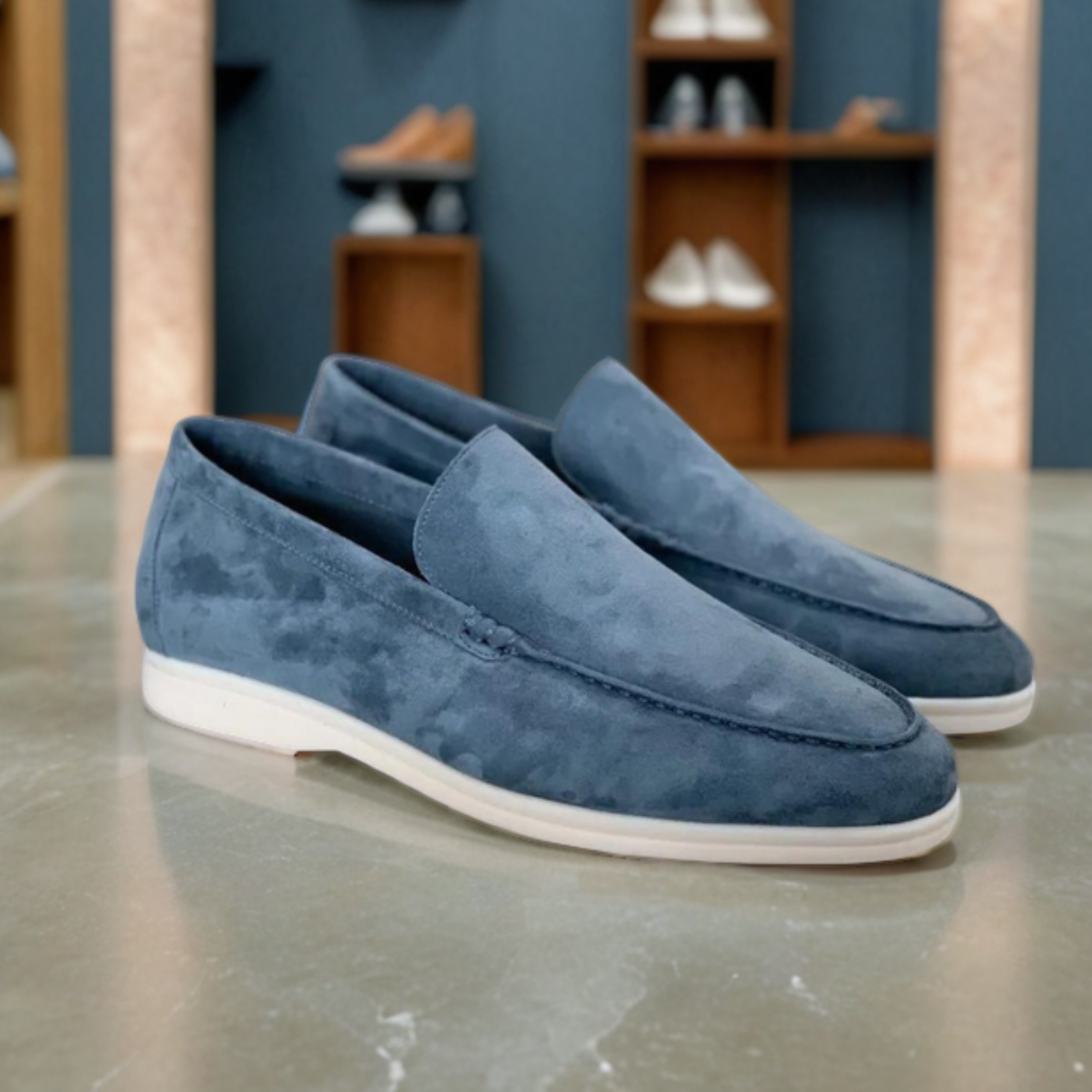 Premiumloafers i mocka