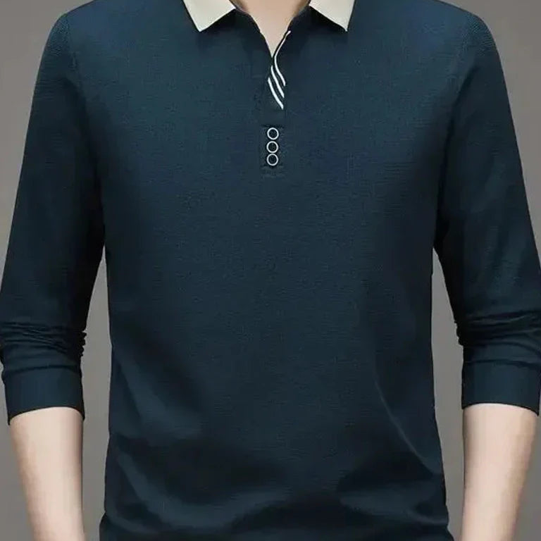 René™ | Elegant långärmad pikétröja