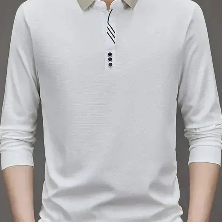 René™ | Elegant långärmad pikétröja