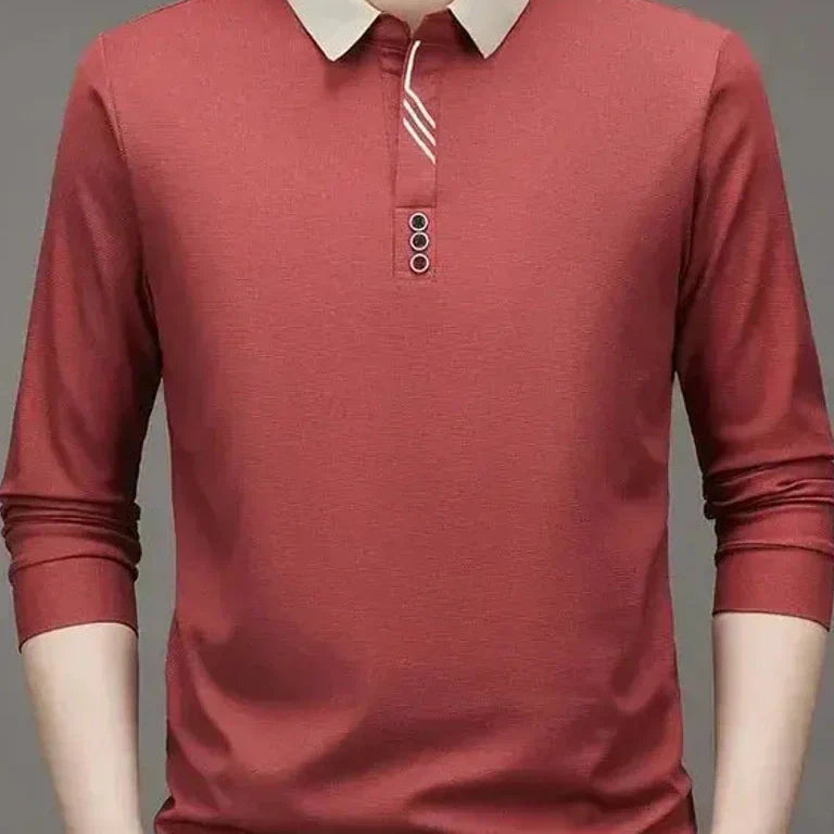 René™ | Elegant långärmad pikétröja