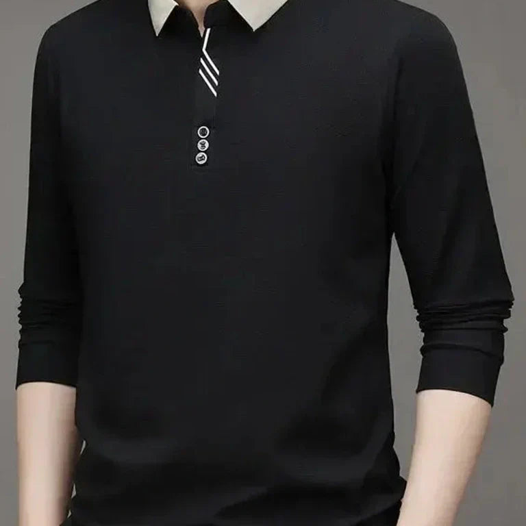 René™ | Elegant långärmad pikétröja