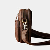 Rene™ | Retroskyllderväska i läder