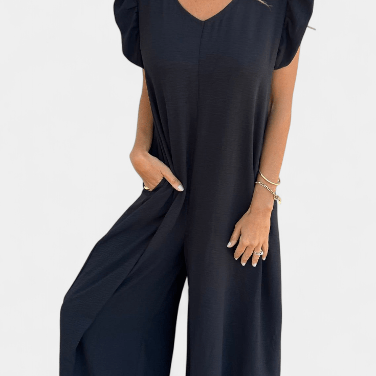 Ronja | Leopardmönstrad jumpsuit